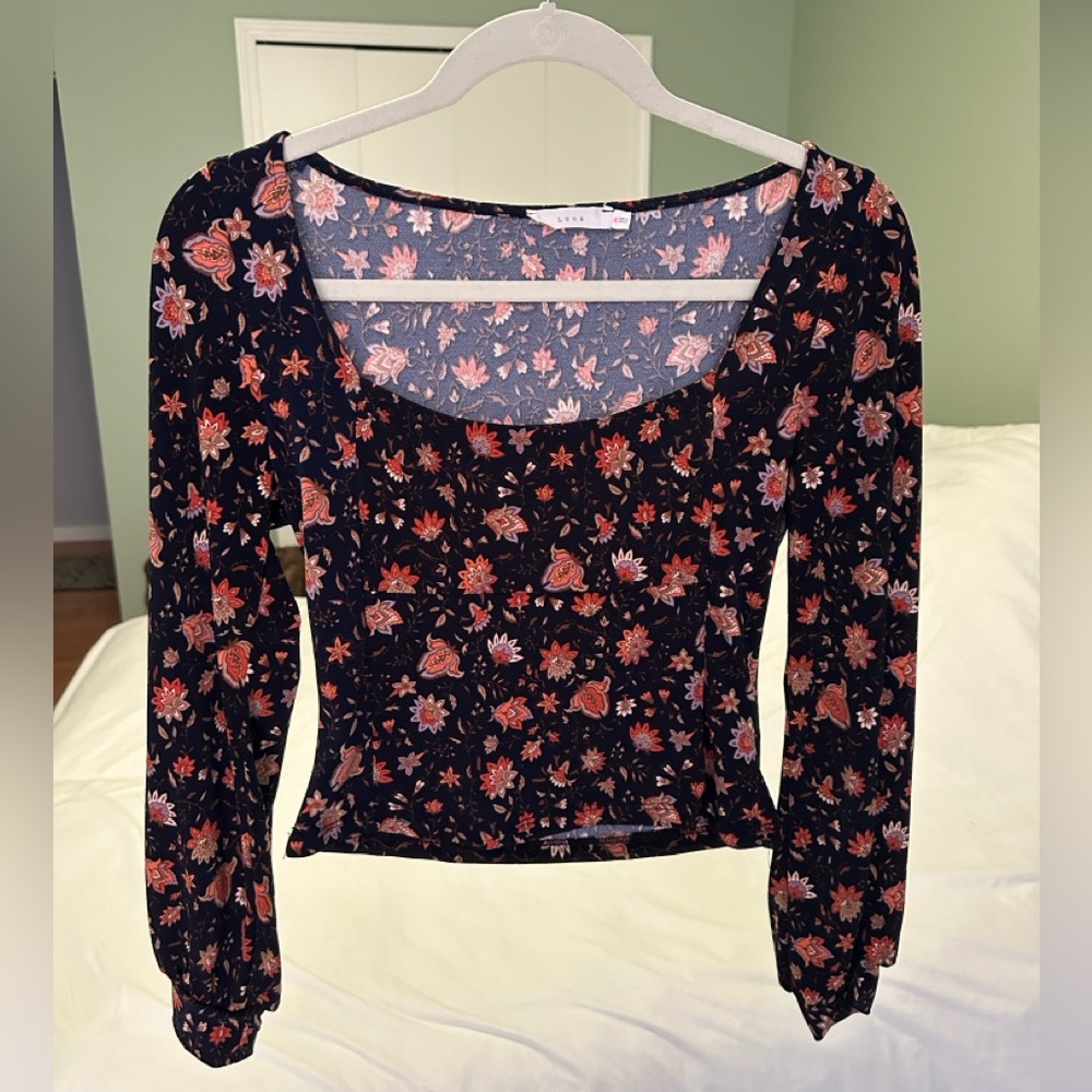 LUSH Floral Print Top